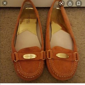 Michael Kors suede slip ons